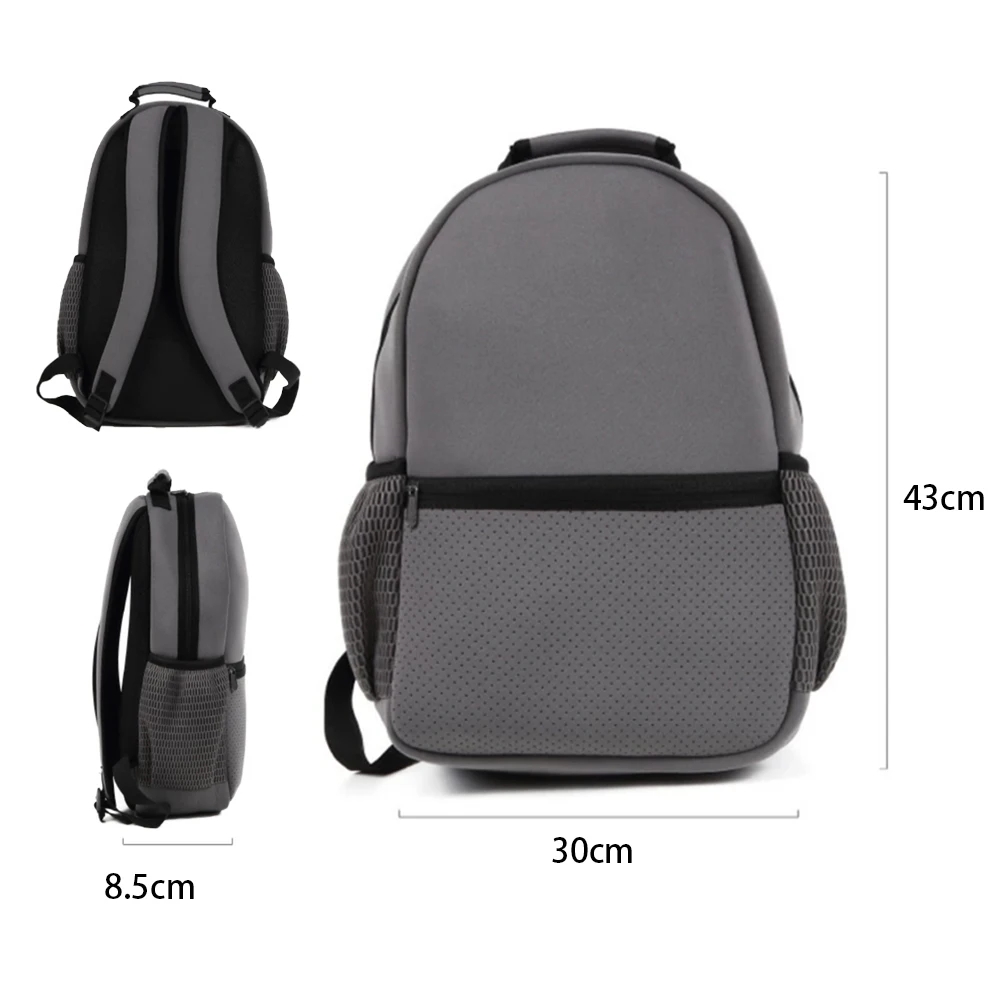

2021 new Leisure Travel Office regeneration waterproof laptop bag neoprene backpack, Black
