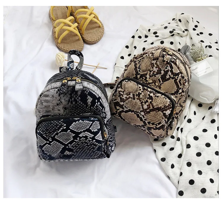 

Fashion New Designer Cute Women Girl Snake Skin Leather Double Shoulder Bag Womens For Wholesale Ladies Custom Bags, Customize