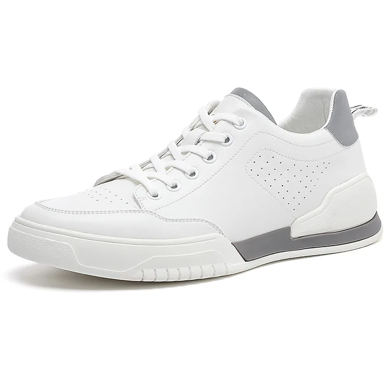 

High Quality Comfortable Cow Leather Flat Shoes Wholesale Air Sole Slip On Breathable Casual Leather Sneakers For Men