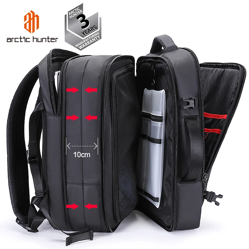 

Multifunction Smart Backpack For Travelling Bagpack Mens Business Back Packs Laptop Travel Backpack Bag With Usb Charging Port, Black diamond/black 1680d pu coating/black 652