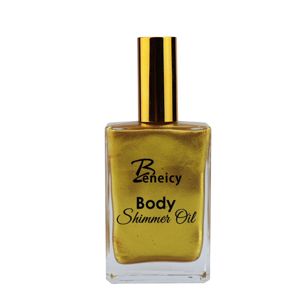 

Luxury body shimmer oil recipe for Face & Body, 4 colors