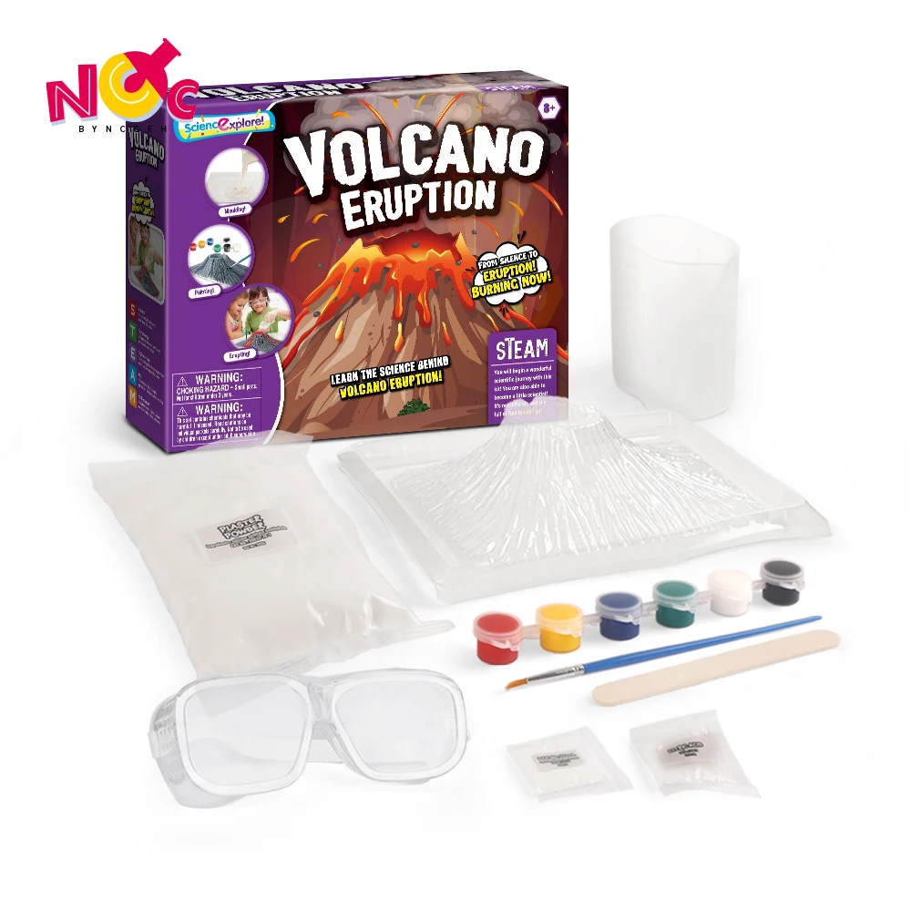 

Toys For Kids New Diy Craft Steam Science Kit Learning Toy Creative Educational Toys Build Volcano Eruptions Set For Children