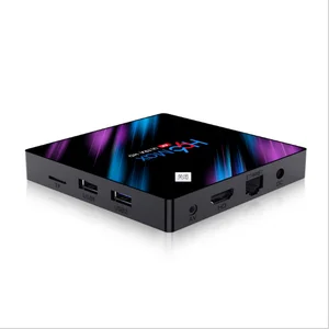 New foreign trade H96 Max RK3318 TV BOX network player Android 9.0 digital display 2GB+16GB
