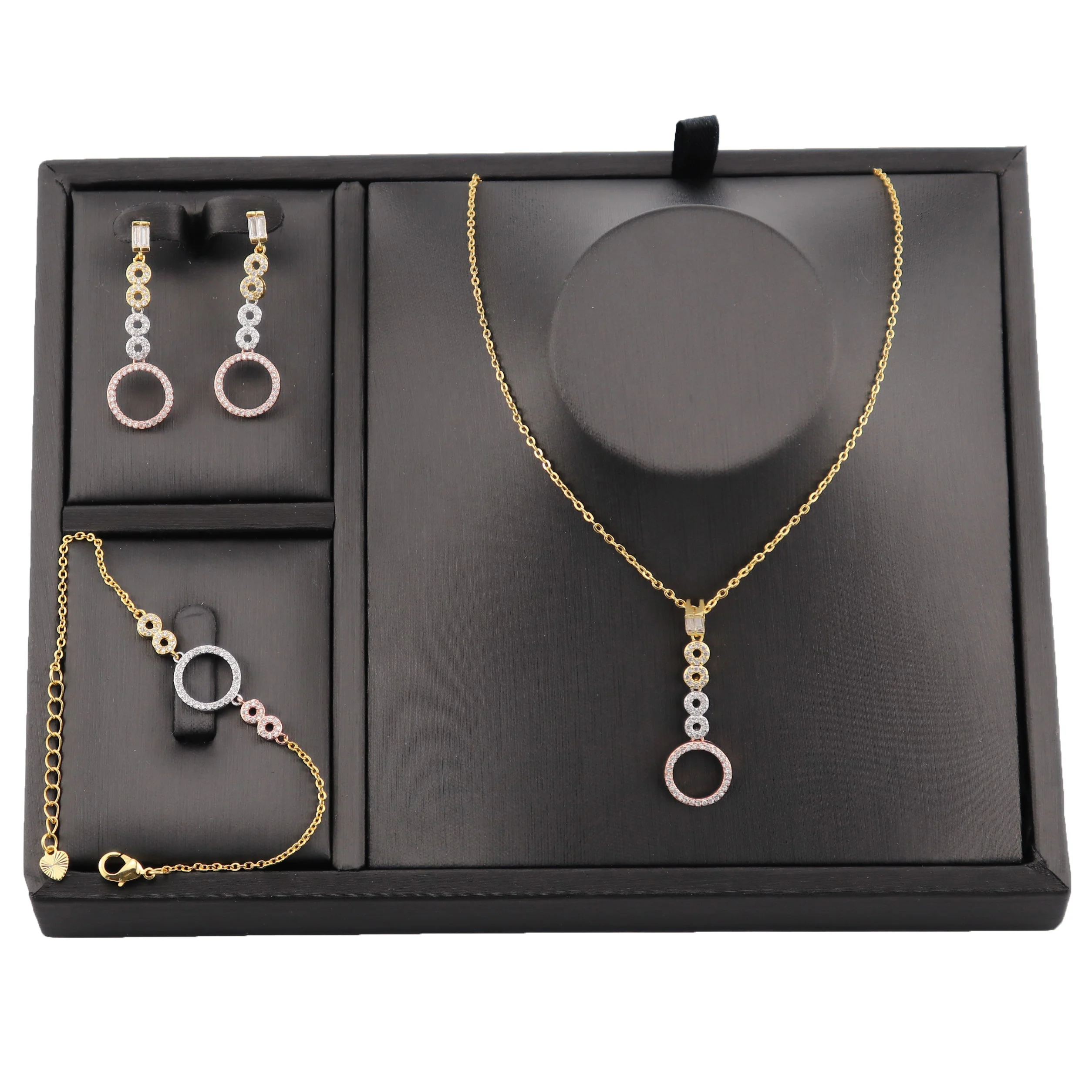 

Fashion classic Simple Design Round Jewelry Set