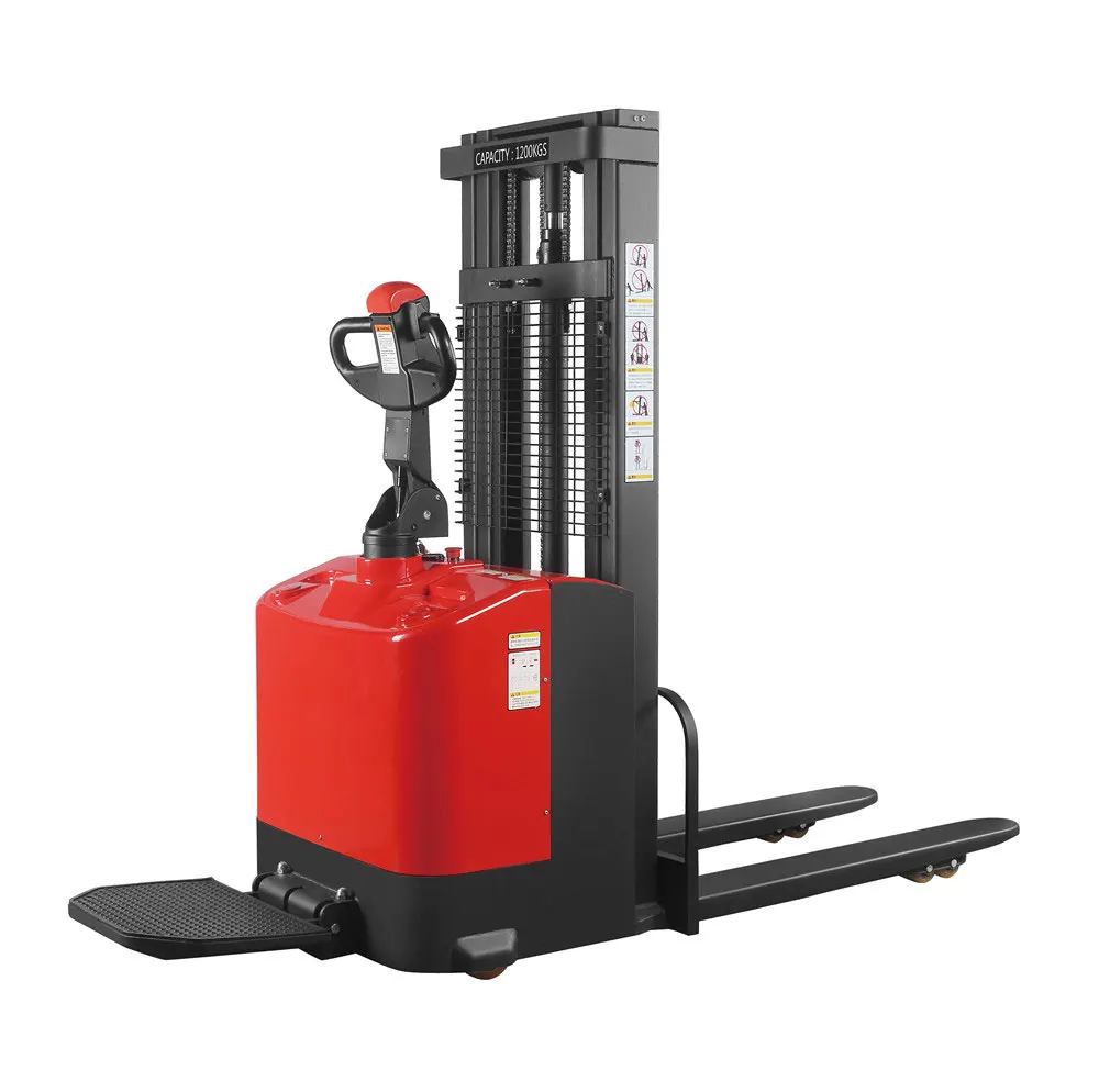 

ELES-15F Everlift Stand on electric stacker 1500KG 2000KG 3000mm with platform DC motor 48V Rider Stacker