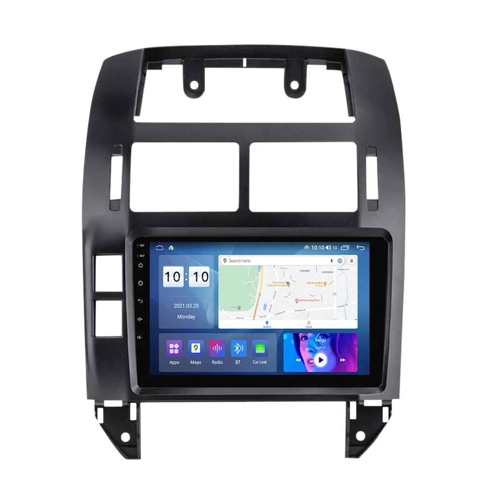 

MEKEDE Android 11 8+128GB RDS Carplay car video for VW Polo Mk4 2004-2011 car radio gps 360 camera AM FM auto electronics