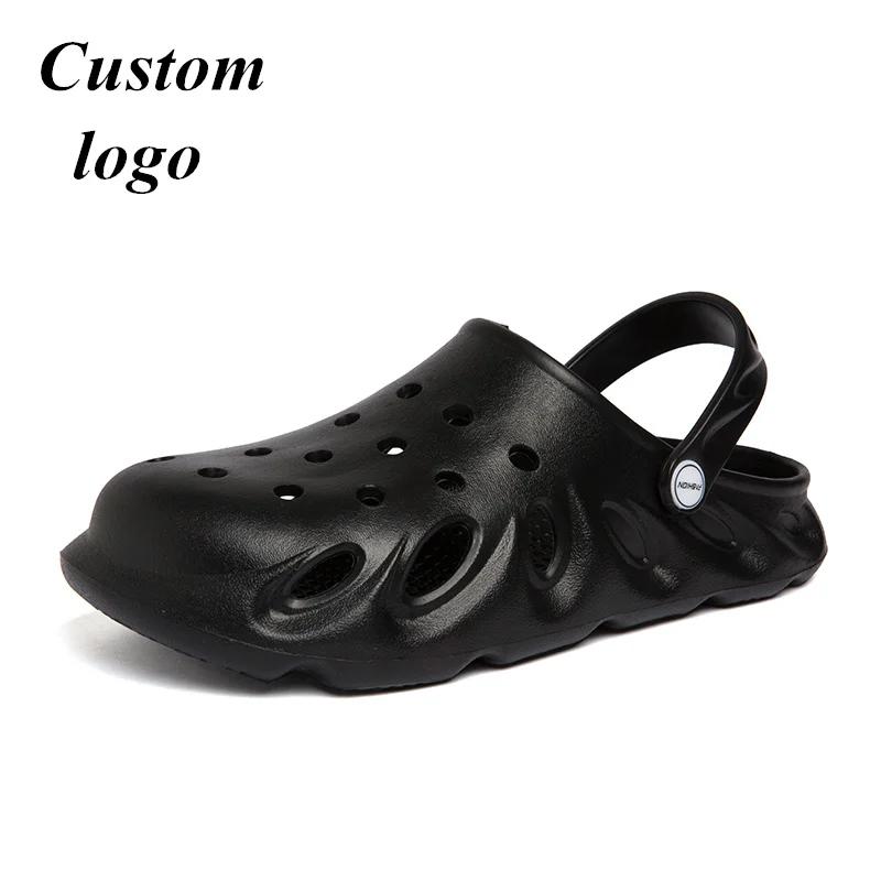 

Wholesale Factory Price Half-drawn garden shoes Custom Logo Unisex cozy slippers for men EVA Clog Custom packaging