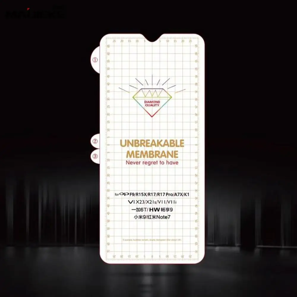 

Unbreakable Membrane Hydrogel Soft Film For Xiaomi RedmI K30 K20 Pro Mi10T Lite 9T Poco M2 Pro X3 TPU Screen Full Protector Film