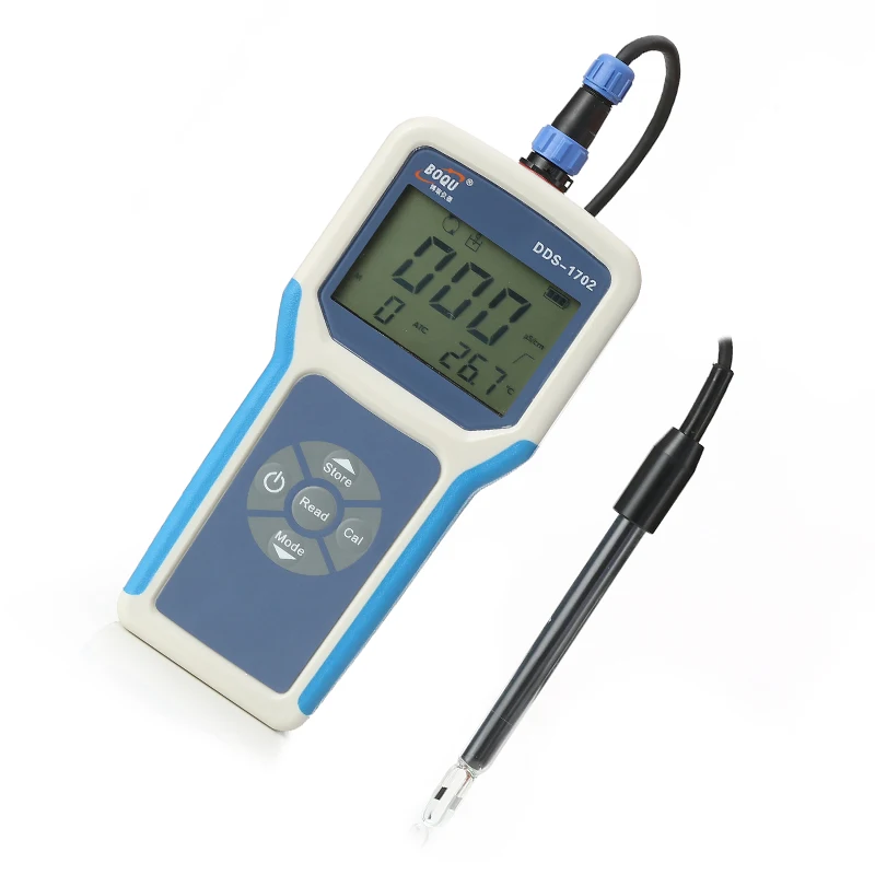 

Cheap price portable electrical water conductivity analyzer DDS-1702 for river water