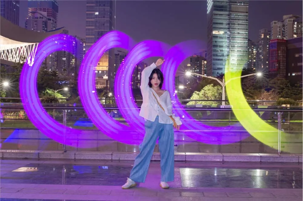 LUXCEO P7RGB Pro Waterproof Light Stick Handheld RGB LED Video Light Colorful Photographic Lighting Remote Control