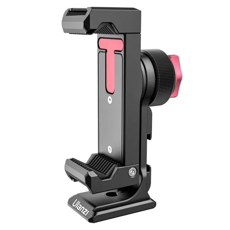 

Ulanzi ST-27 Lightweight Metal Phone Holder Clip Compatible With Most Mobile Phones Tripod