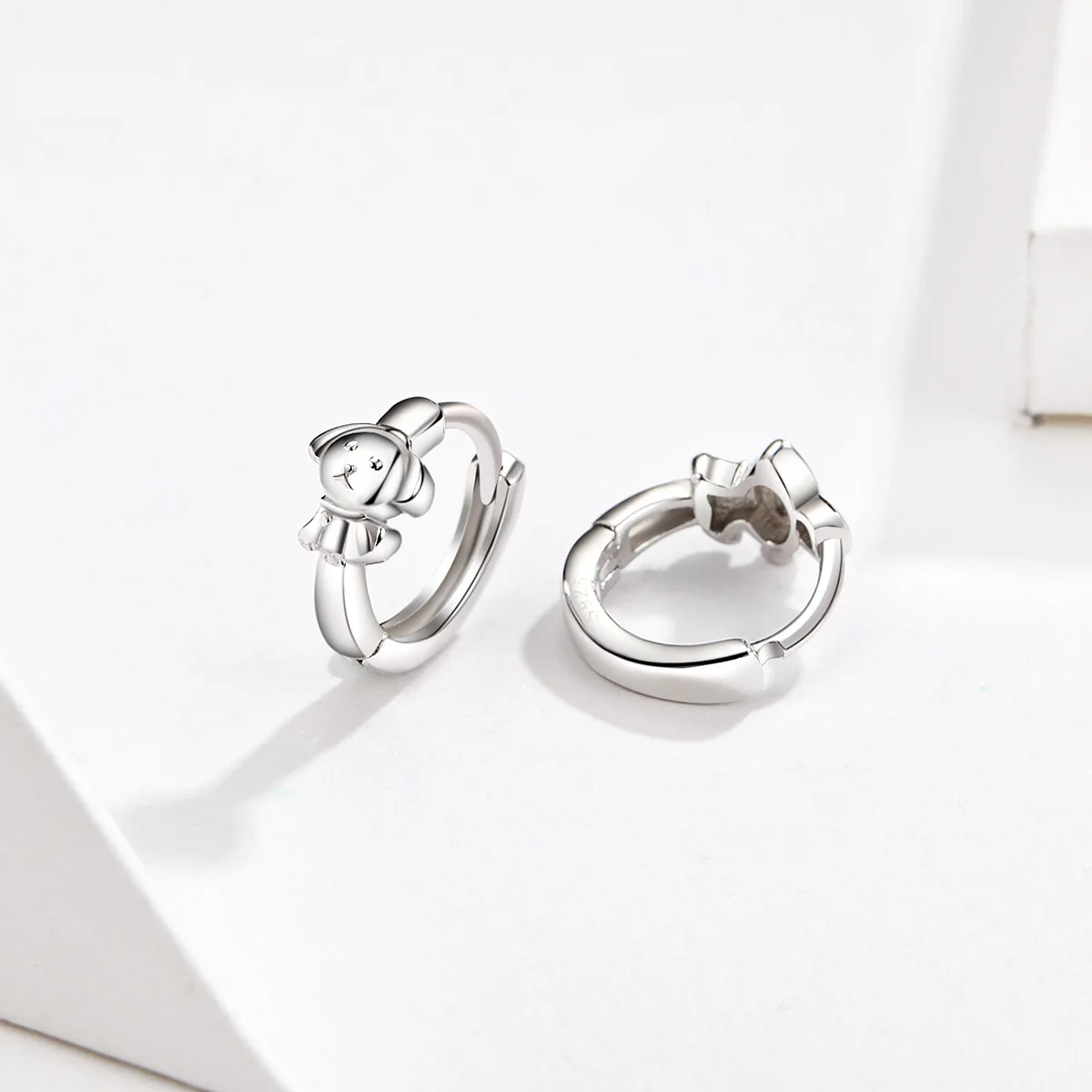 

Cute Animal Honest Puppy Hoop 925 Silver Earings For Women 2020