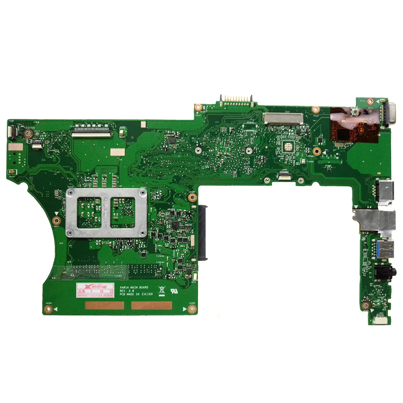 

Mainboard For ASUS X301A X401A X501A Laptop Motherboard CPU i3 SLJ8E HM76 DDR3