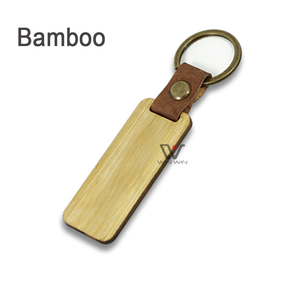 

Luxury Eco Friendly Walnut Wood Keychain Promotion Gift Personalized Key Chain