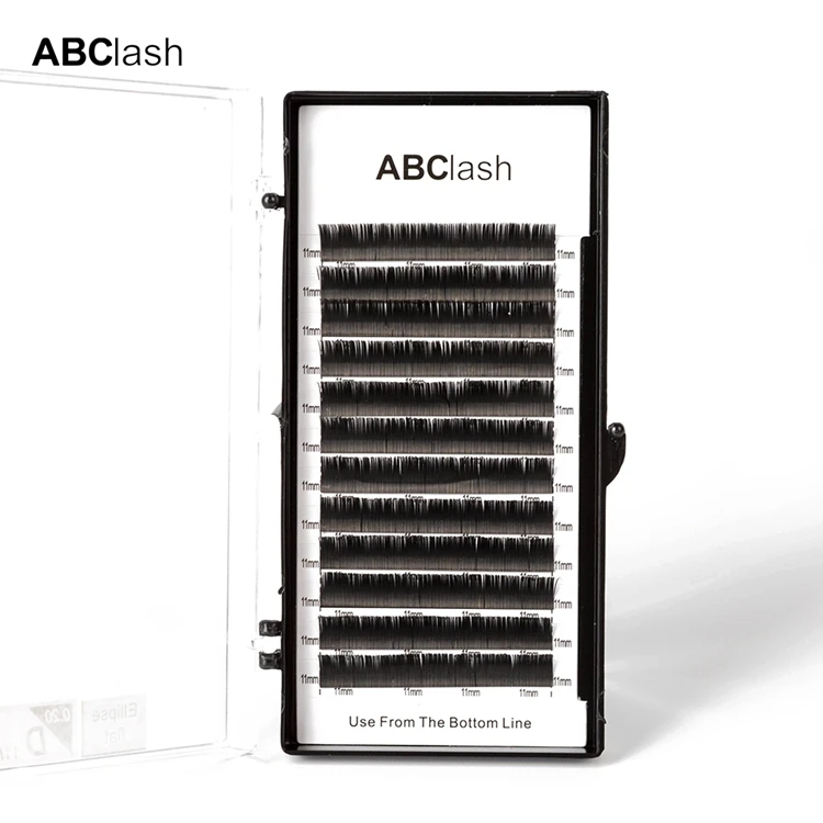 
cheap mink cruelty free individual flare synthetic eyelash extensions russian 