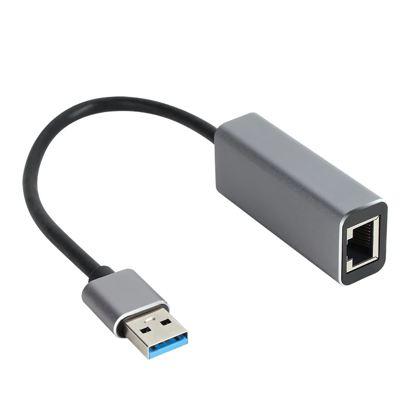 

VCOM USB 3.0 to RJ45 Metal Case Support 1000Mbps USB to Ethernet Lan Port RJ45 External Network Card 15cm Network Adapter Cable