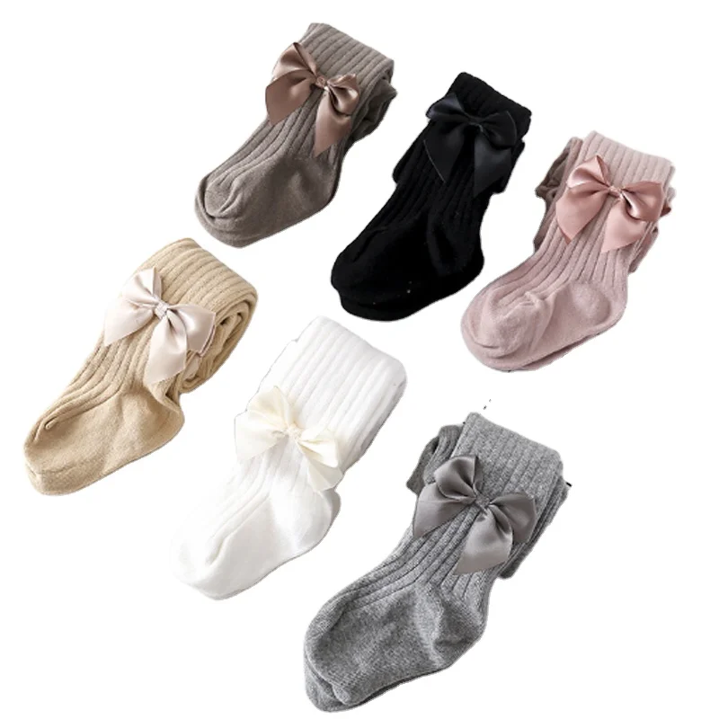 

Winter Hosiery Pantyhose Baby Legging Children Cotton Girls Ribbed Custom Kids Tights, White/pink/khaki/dark gray