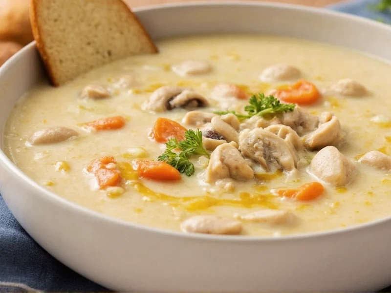 creamy chicken and mushroom soup