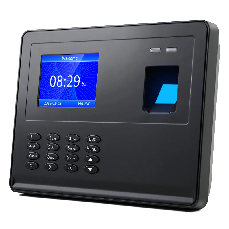 

Built-in Battery Fingerprint Biometric Time Attendance with Spanish Portuguese English