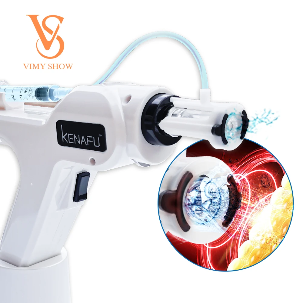 

Newest Face Beauty Equipment Skin Mesotherapy Products Skin Whitening Mesotherapy Gun Anti-Aging RF Needling Machine, White