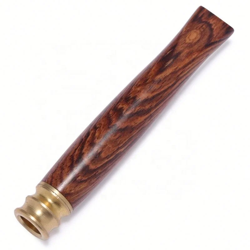 

Creative Wood Metal Cigarette Holder Filter Straight Thin Filter Cigarette Holder Pipe For Wholesale, Picture