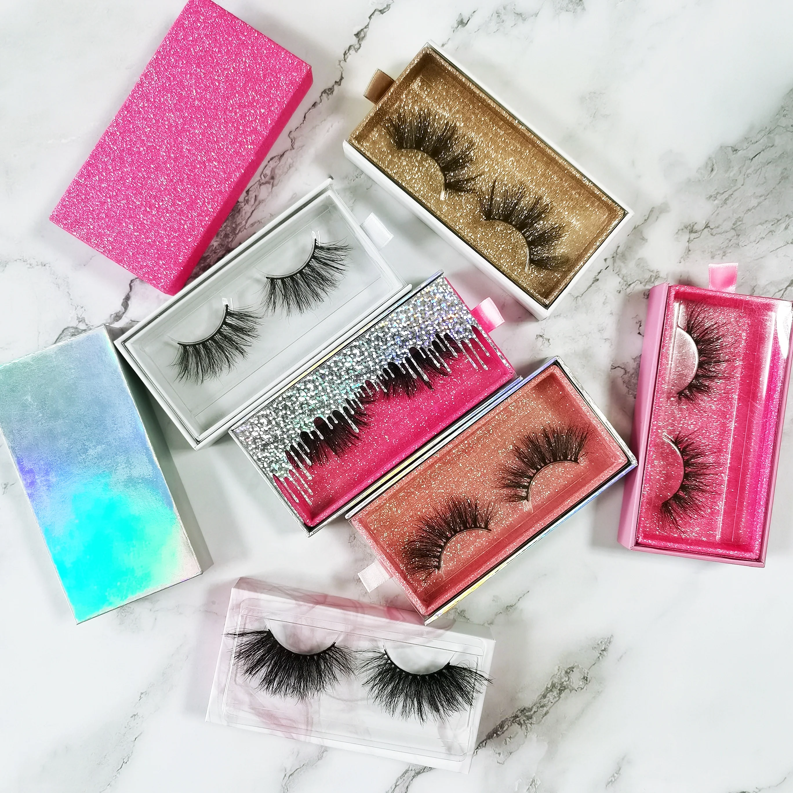 

high quality new arrival private label best cruelty free 22mm 3D mink fur false lashes in bulk