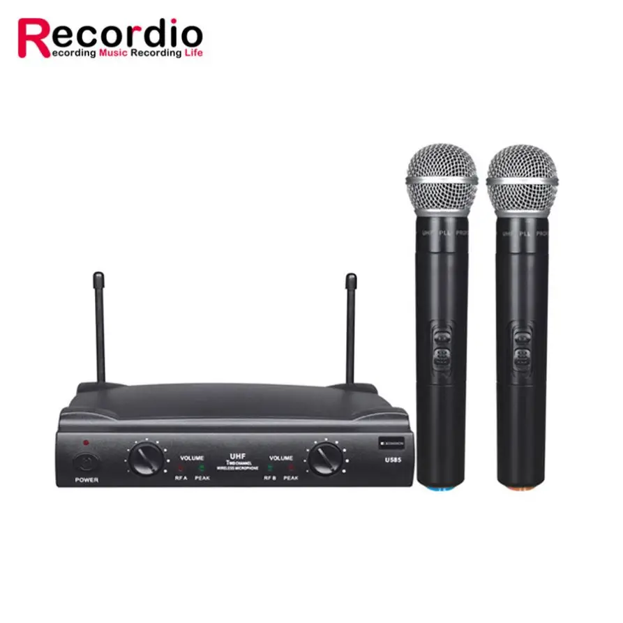 

GAW-V744 Hot Selling 2021 Microphone Wireless With Low Price, Silver&black