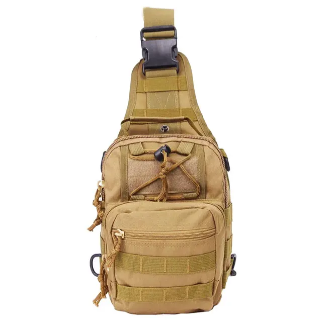 

Outdoor Range Pack Small Backpack Military Hiking Molle One Shoulder Sling Chest Tactical Bag, More than 10 colors for reference