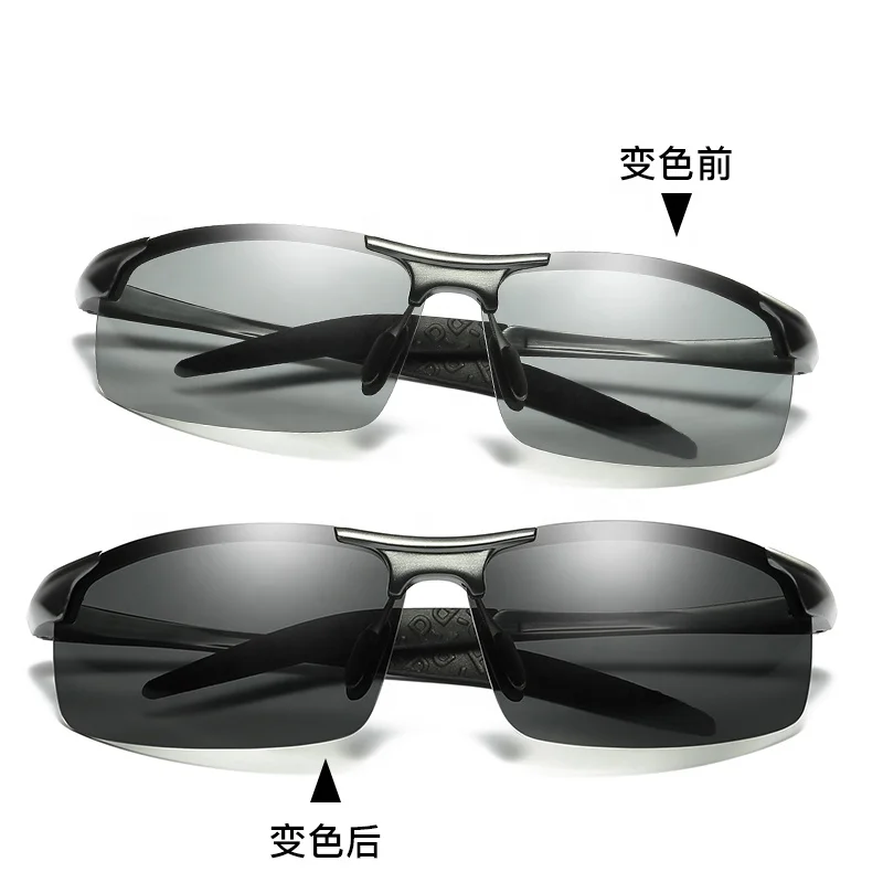 

Discoloration sunglasses 2020 TAC polarizing sunglasses retro sunglasses for men sports leisure