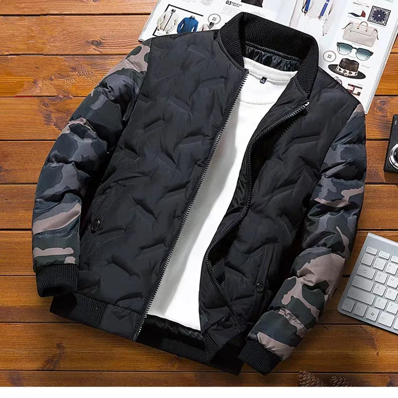 

Custom Padded Down Spring Autumn Casual Male Outwe Men Jacket Bomber, Color1-color3