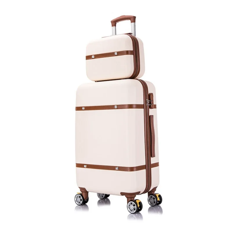 

Fashion Abs Suitcase Vintage Unique Abs Luggage Sets Bag