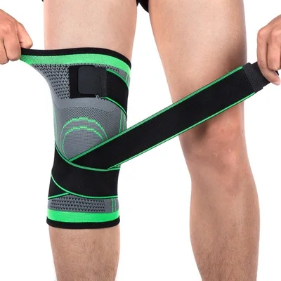 

S1247 Basketball Kneepad Pressurized Support Knee Fitness Gear Basketball Volleyball Brace Protector Elastic Knee Pad, See photo