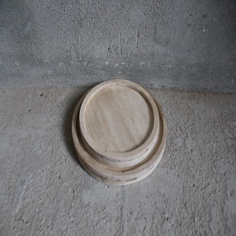 

Good quality factory directly multi style creative craft christmas paulownia wood serving bowls wooden tray round nz, Natural wood color