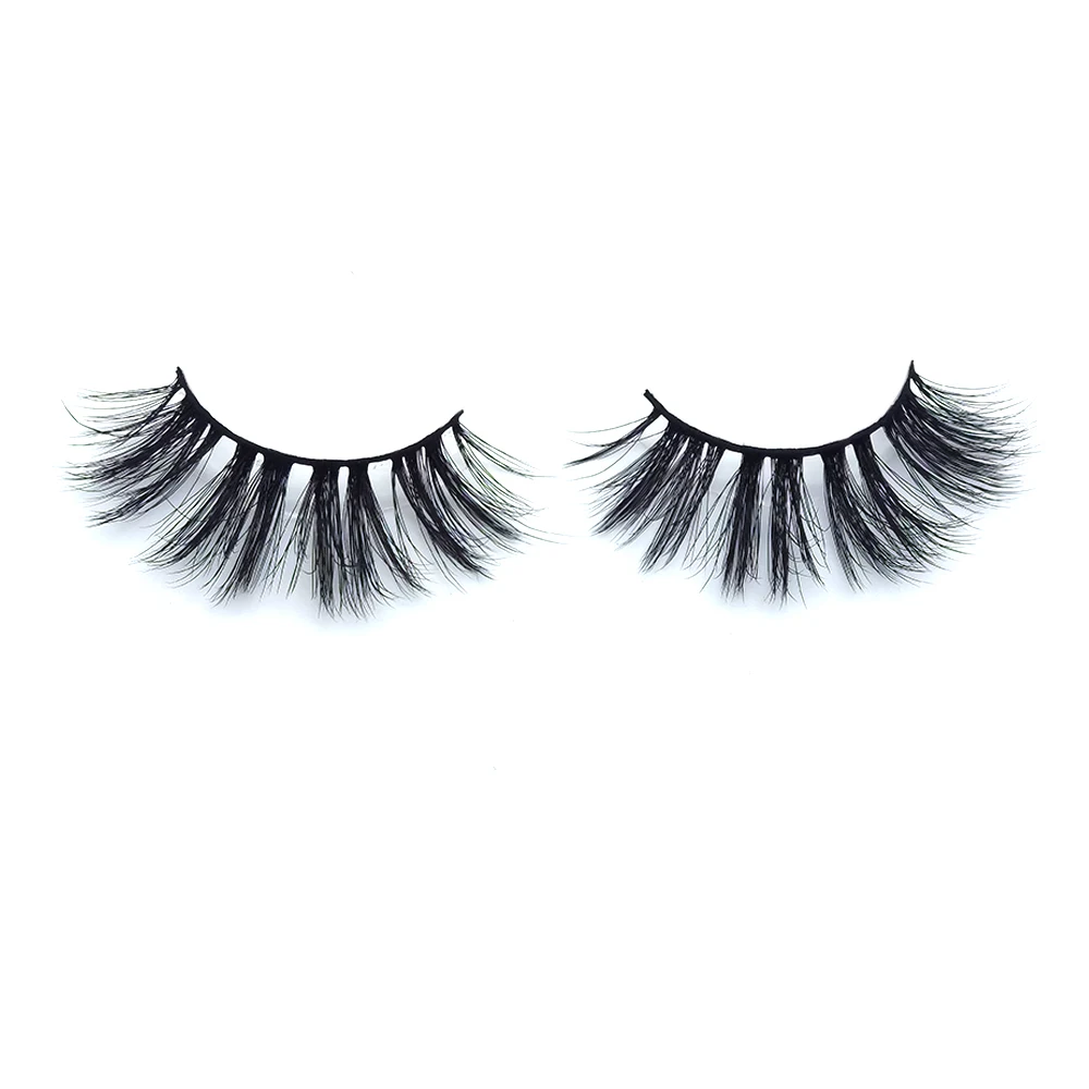 

Wholesale Natural Soft Wispy Professional Individual Hande Made 3D Silk Extentions Synthetic Mink Eyelashes
