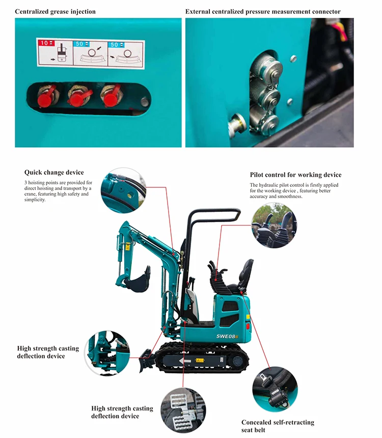 sunward small excavator