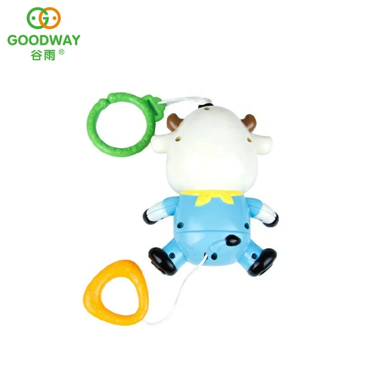 
Cartoon Animal Plastic Music Pull Bell Toy Musical Bed Bells 