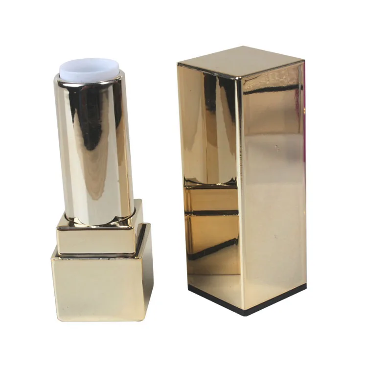 shiny gold lipstick containers