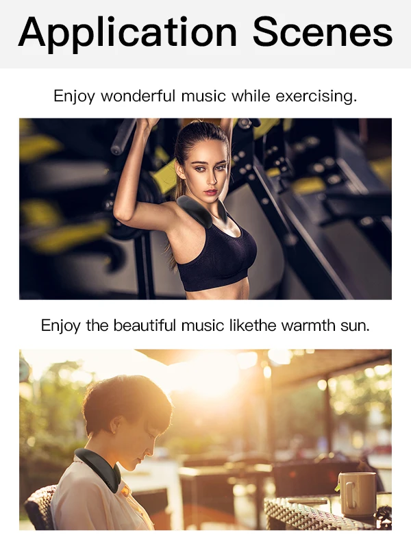 2020 China NEW Bluedio HS bluetooth neck speaker wireless 5.0 with super bass FM radio SD card slot with microphone for game - ANKUX.COM