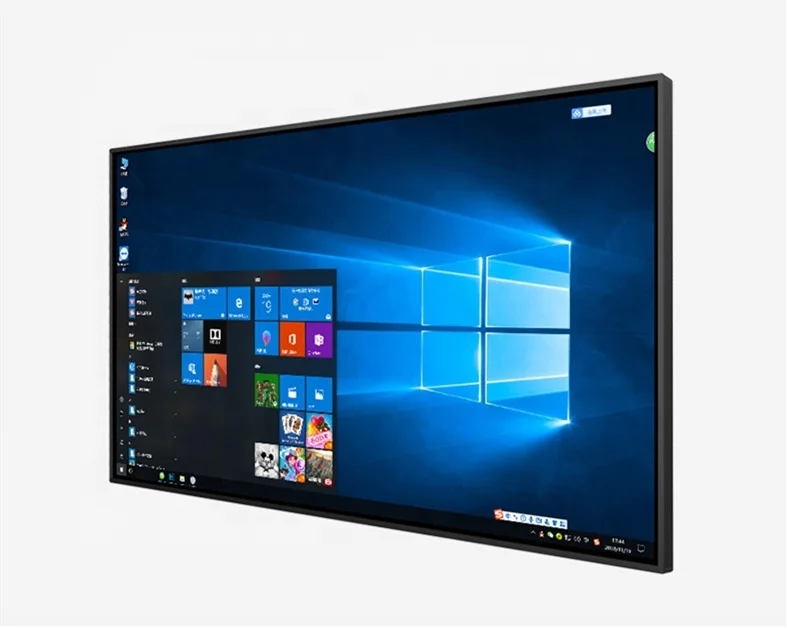 

infrared touch monitor all in one pc touch screen interactive multi touch monitor all-in-one conference machine, Black/silver