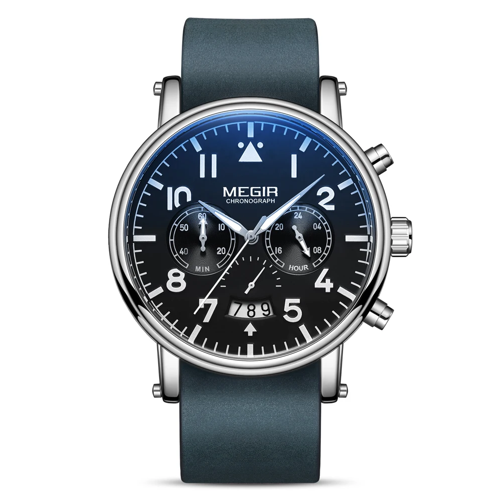 

Top Brand Megir Luxury Military Sports Watch Quartz ODM Men's Wristwatches