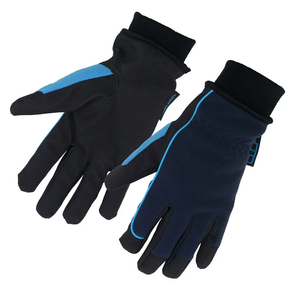 

HANDLANDY Touch Screen Thermal Gloves Windproof Winter Warm Gloves for Men Women, Blue/black