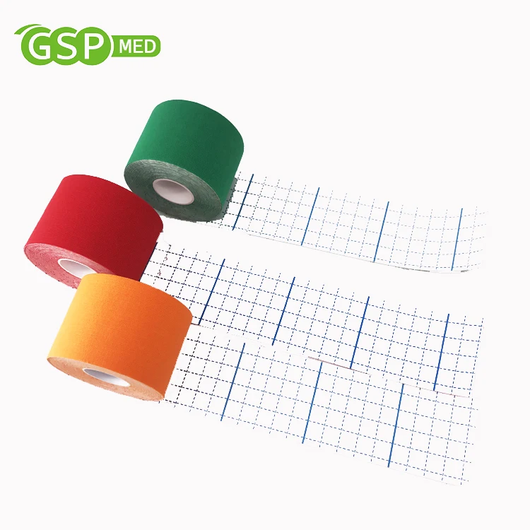 

5cmx5m Occupational Manufacture Physical Custom Muscle Recovery Sporting Kinesiotape Branding Adhesive Kinesiology Tape, 15 colors at your choice