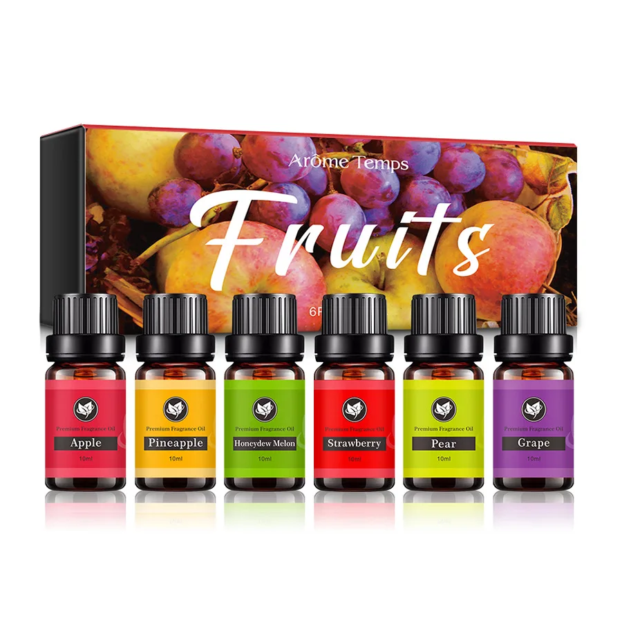 

Hot Selling Essential Oil Gift Set 10ML 100% Pure Plant Extract Natural Perfume Aroma Essential Oils for Aromatherapy Diffuser