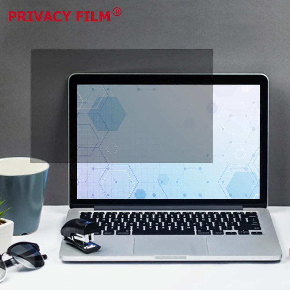 

180 Degree Anti Spying 15.6inch Privacy Screen Protector Film For HP Chromebook 14 Laptop Privacy Filter, Light black