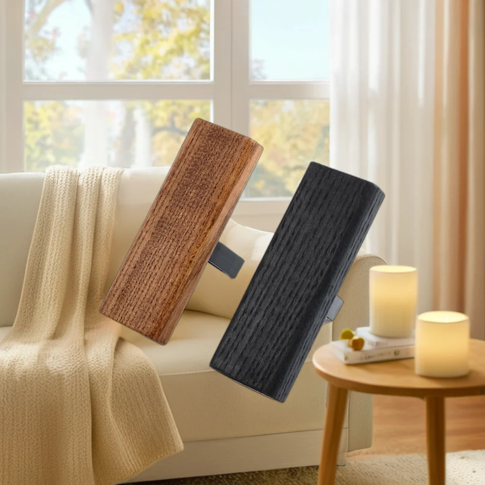 Custom luxury fragrant wood diffuser solid perfume lasting fragrance Car exhaust clip air freshener Wooden car perfume