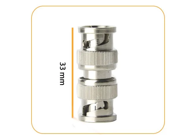 RF Coaxial BNC Male to BNC Male Adapter Connector CCTV Coax Adapter