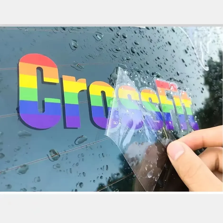 Removable UV Resistant Weatherproof Vehicle Bumper PVC Vinyl Letter Transfer Car Body Window Sticker Decals