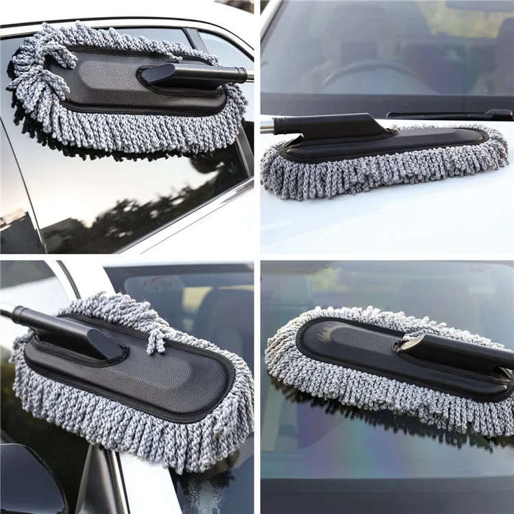 Car Duster Car Cleaning Kit Interior Duster and Exterior Duster with Extendable Handle