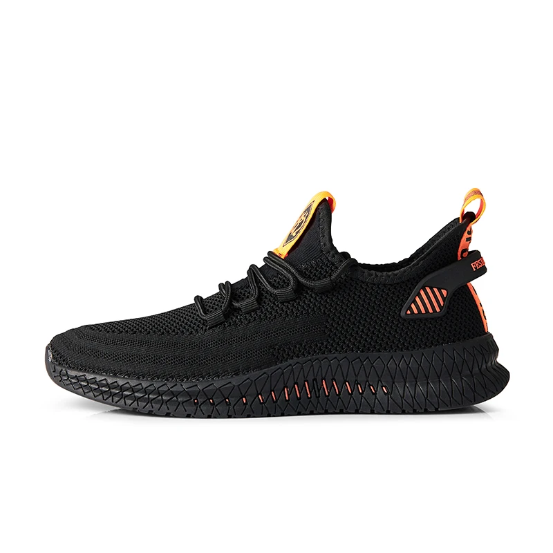

Fashion New style men sports runninng shoes for walking gym triple Black Grey Beige vintage breathable air Men's Casual Shoes