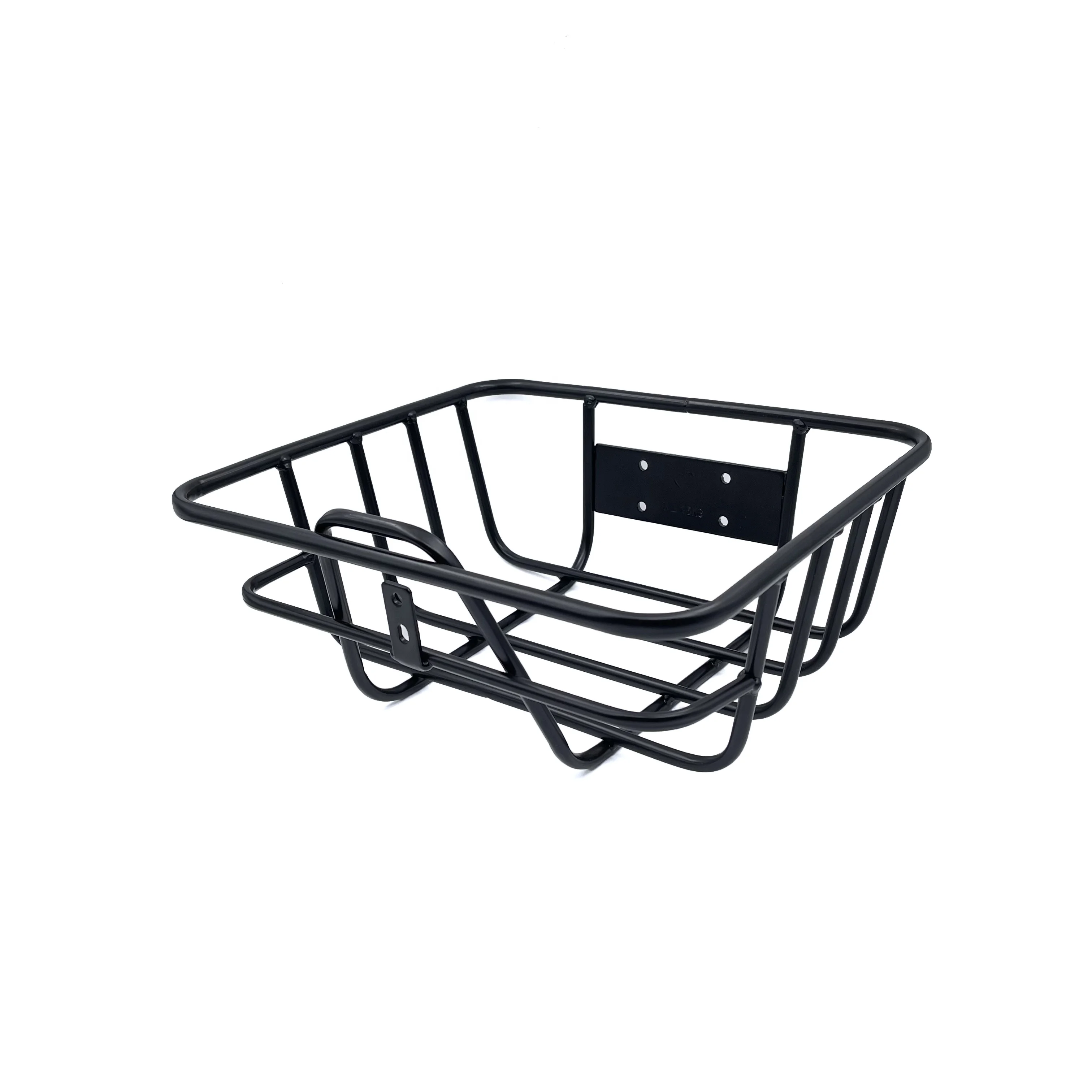 

REYGEAK Waterproof Bicycle Iron Basket Two Sizes Sleek Anti-Scratch Bicycle Basket Unisex Bicycle Accessories